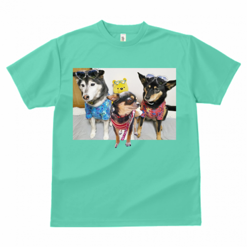 ペット達の写真をプリント！オリジナルの愛犬フォトTシャツ