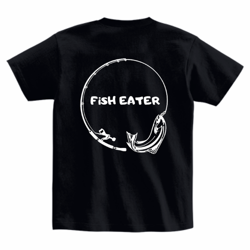 釣り竿と魚のロゴのをプリント！オリジナルTシャツ