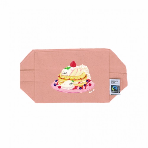 ケーキとアザラシがかわいい！オリジナルコットンポーチ