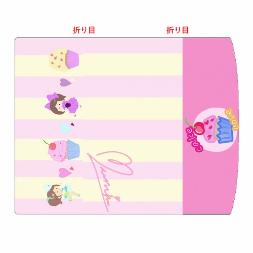 カワイイを詰め込んだとびきり甘いチケットケース