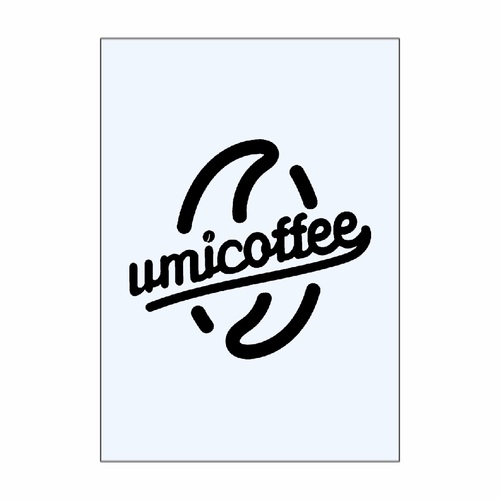 移動式コーヒー屋さんのロゴステンシルシート