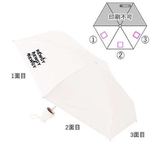 ロゴに散りばめられた猫がかわいい！オリジナル傘