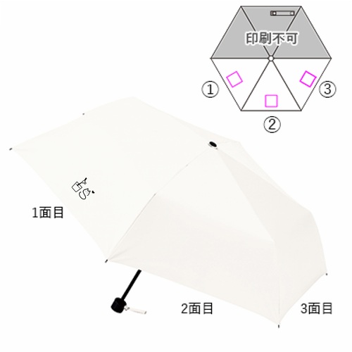 ビアスタンドのオリジナルロゴ入り傘