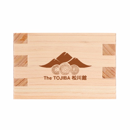 サウナと温泉が楽しめる隠れ宿のオリジナル枡