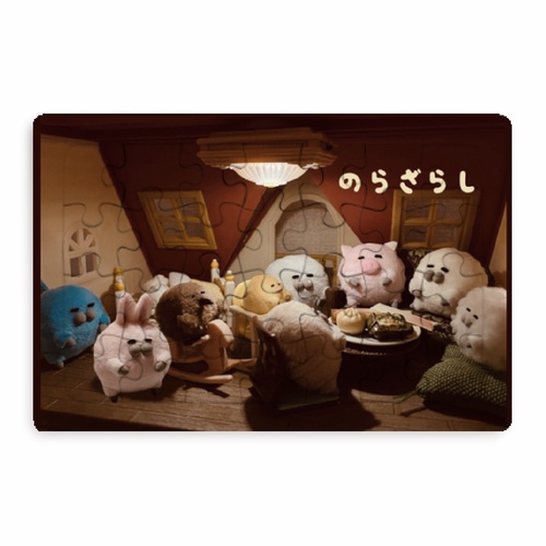 ぬいぐるみたちの写真をプリント！オリジナルパズル