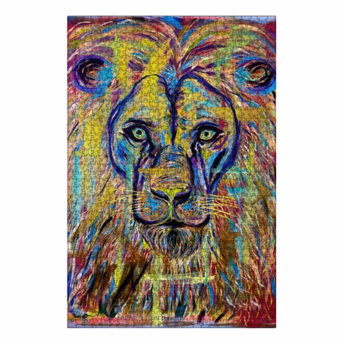 ダイナミックなアートイラストをジグソーパズルに