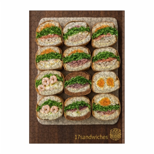 サンドイッチ専門店のメニューをパズルに！