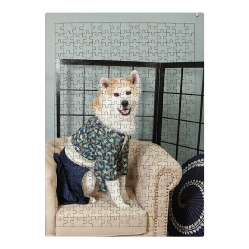 お洋服を着てキメっ！愛犬の写真がオリジナルパズルに。