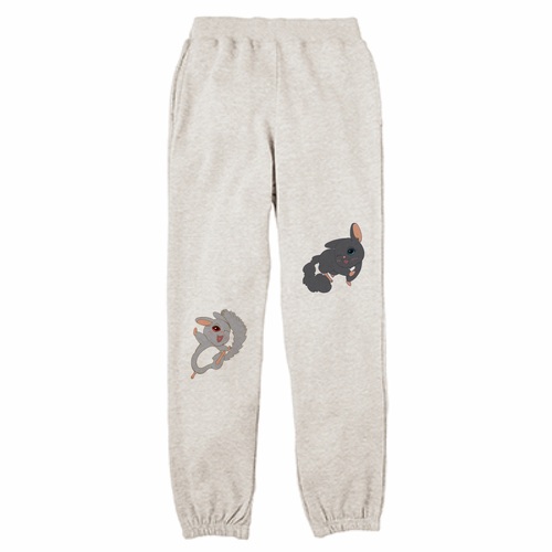 愛情たっぷり！チンチラ＆デグーのオリジナルイラストパンツ