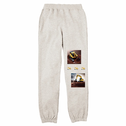 大好きな重機がいつも一緒！遊び心満載なオリジナルスウェット