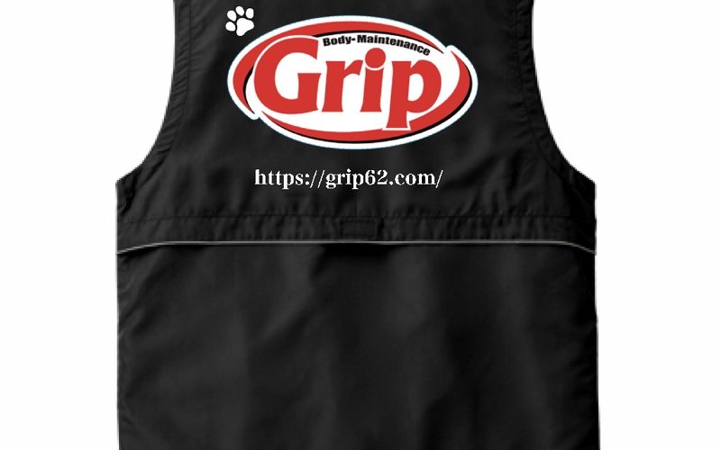 大きな背面プリントで宣伝効果も抜群!ロゴ入りオリジナルベスト