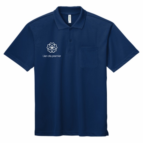 匠の技と美学を表現した、桜がワンポイントのオリジナルポロシャツ