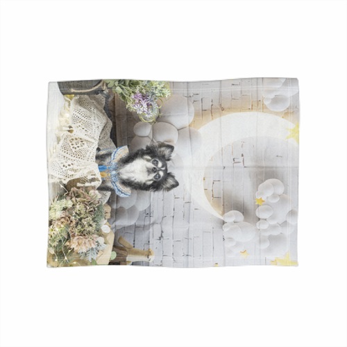 メルヘンチックな愛犬オリジナルブランケット（S）