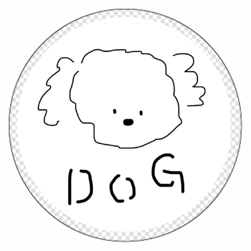 ゆるいイラストがかわいいオリジナル丸形アクリルマグネット