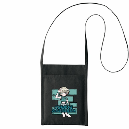VTuberのオリジナル5oz 厚手コットンミニサコッシュ
