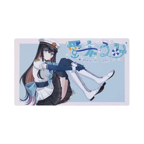 Vtuberの限定オリジナルデスクマット！