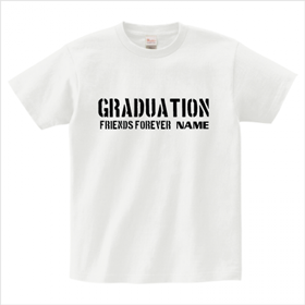 卒業祝い Graduation×NAME（Mens）