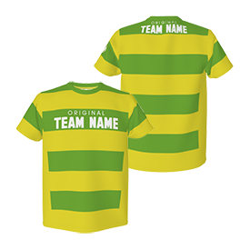 チーム　総柄Tシャツ　黄色とライトグリーン
