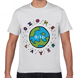 9／16オゾン層保護のための国際デー Tシャツ