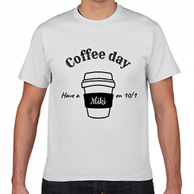 10／1 コーヒーの日 Tシャツ