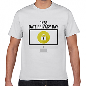 データ・プライバシーの日1／28 Tシャツ