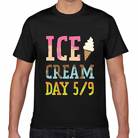 アイスクリームの日5／9 Tシャツ 今日は何の日