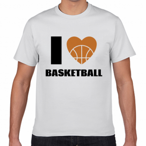 I LOVE バスケットボール Tシャツ