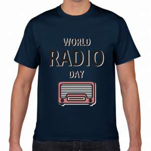 世界ラジオデー 2／13 Tシャツ 今日は何の日