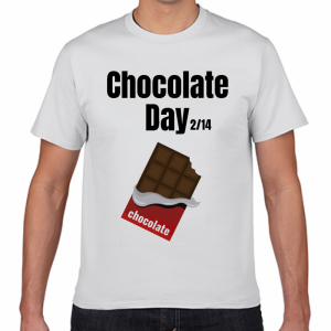 チョコレートの日 2／14 Tシャツ 今日は何の日