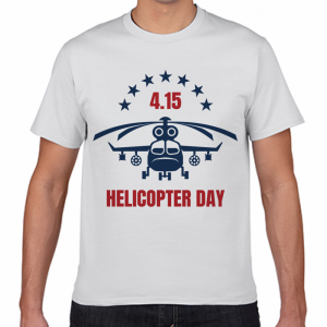ヘリコプターの日 4／15 Tシャツ 今日は何の日
