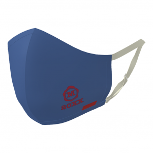 シーリングスタンプ風 ロゴ デニムマスク