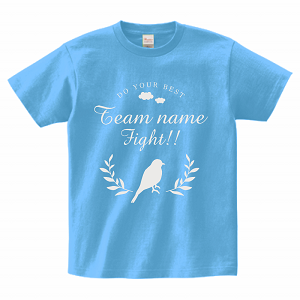 鳥と雲　チームTシャツ