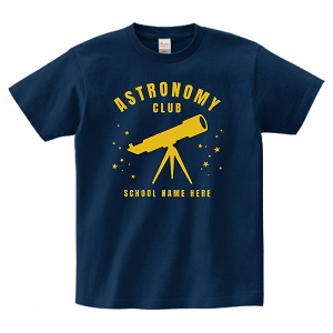 Tシャツ　天文部　文化系