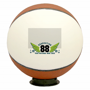 ミニバスケットボール オリジナル プリント 記念ボール